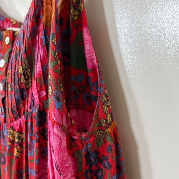 Free People x Spell & the Gypsy Pink and Red Floral Tank and Maxi Skirt Set - Picture 6 of 11